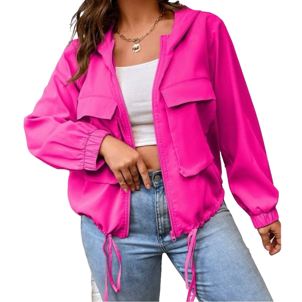 🩷 Pink Hooded Jacket 🩷 - Picture 4 of 7